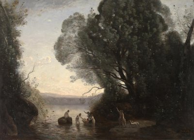 Das Bad der Diana von Jean Baptiste Camille Corot